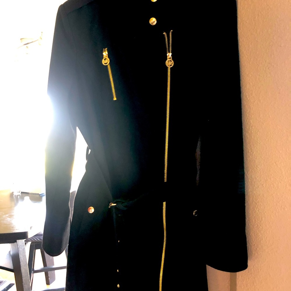 Michael Kohr’s Black Wool Coat